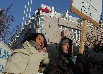 Trauermarsch in Frankfurt